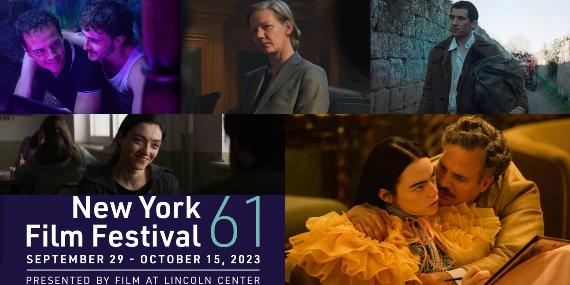 The 2023 New York Film Festival (NYFF) Main Slate Lineup